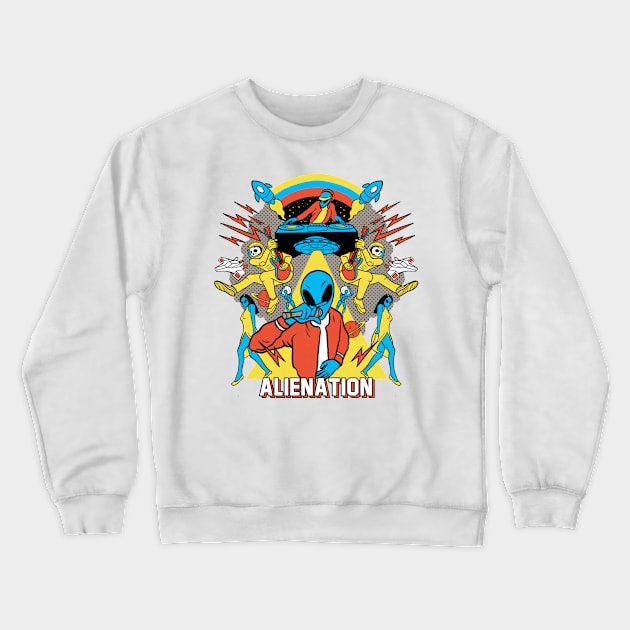 Alienation Crewneck Sweatshirt by rjartworks